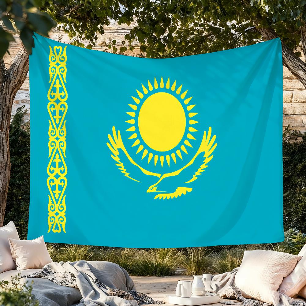 Land K-Kasachstan Flagge Für Camping Party Picknick Studio Stand Hintergrundwand Innendekoration Banner