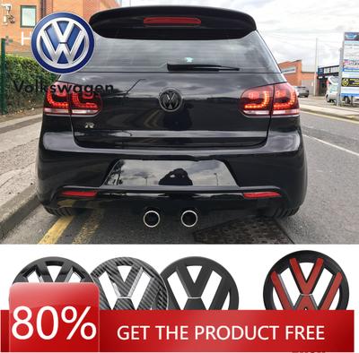 För VOLKSWAGEN VW 1/2 st Bil Främre Motorhuvsgaller Bakre Bagageutrymme Emblem Logotyp Skydd För Volkswagen VW Golf 4 5 6 7 8 MK6 Golf 7 Sportva