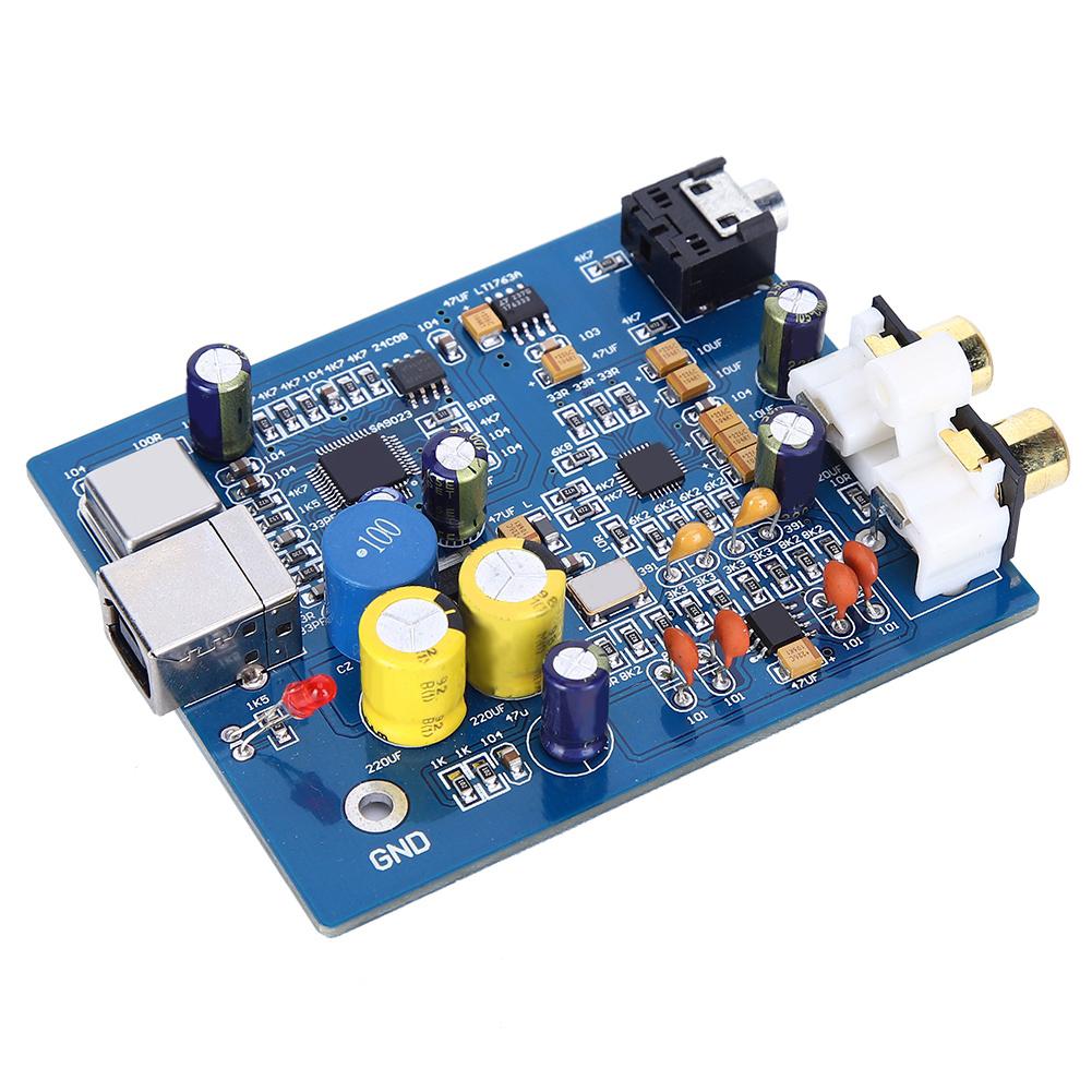 Decoder Board Amplifier Module Audio Accessory 24?Bit 96K Sampling Rate SA9023 USB