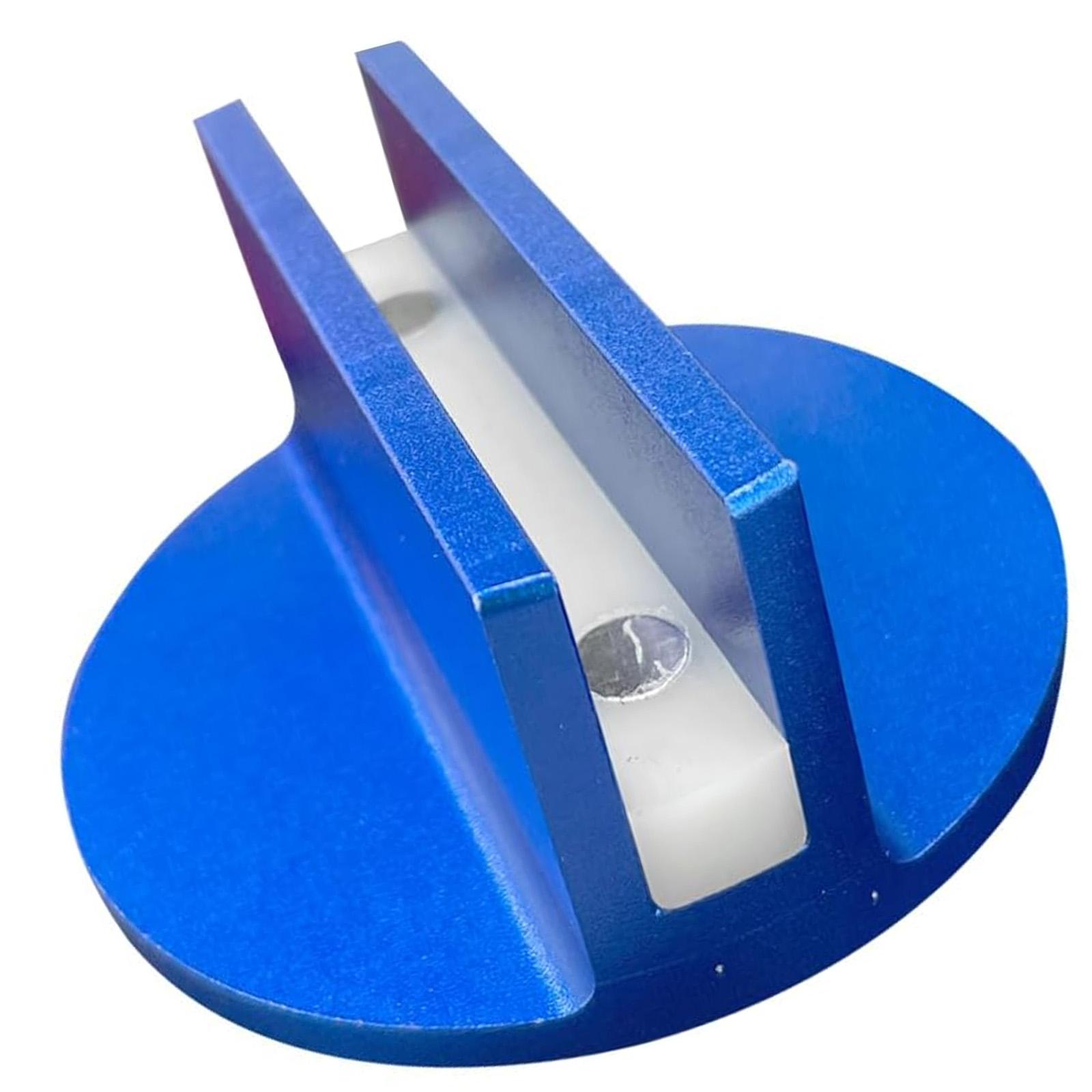 Metal Guide Rail Adapter 0.37in Grooved Jacks Puck Pinch Weld Frame Rail Adapter Magnetic Jacks Pad Quick Install