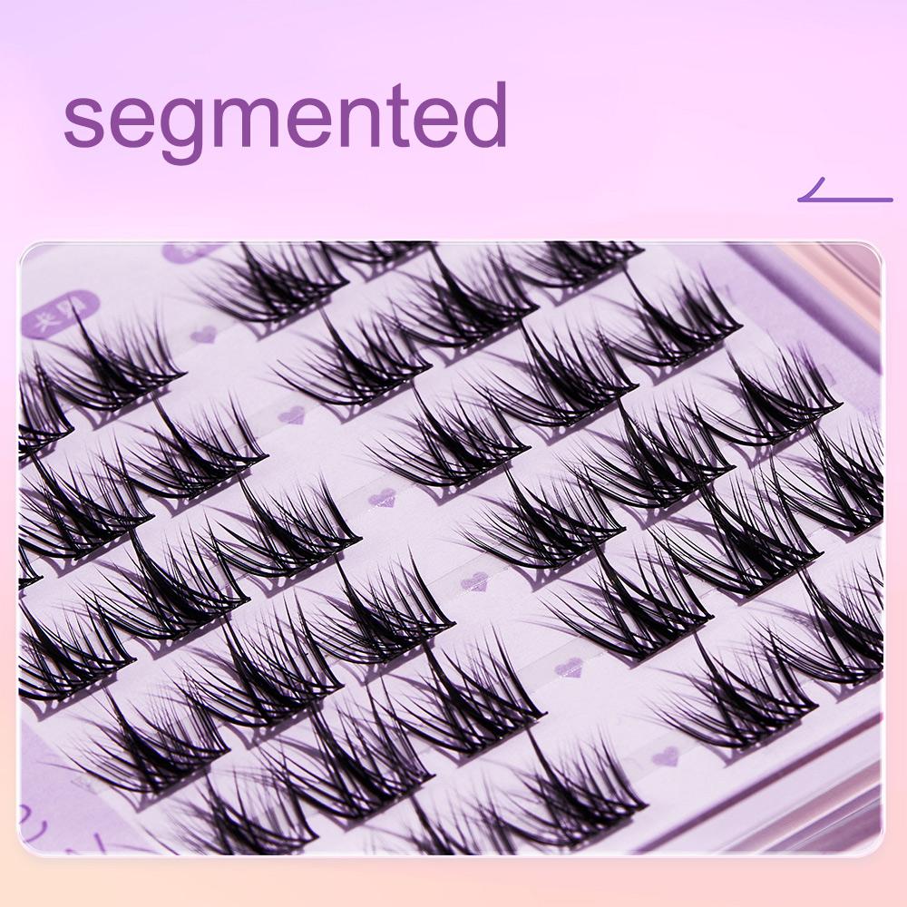 BQI Dreiteilige künstliche Wimpern im Sonnenblumen-Stil, weiche, leichte Wimpern, vergrößerte Augen, machen Sie künstliche Wimpern