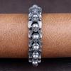 Vintage Men's Domineering Skull Bracelet Trendy Stainless Steel Charm Bracelet Punk Hip Hop Motorcycle Bangle Jewelry