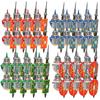 Middle Ages Ancient Roman Soldiers Heavy Armored Infantry Military Figures Weaponry Model Building Blocks Kids Toys