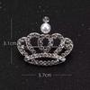 Three-dimensional Crown Brooch, High-end Feminine Collar Pin, Formal Brooch, Sweater and Suit Pin