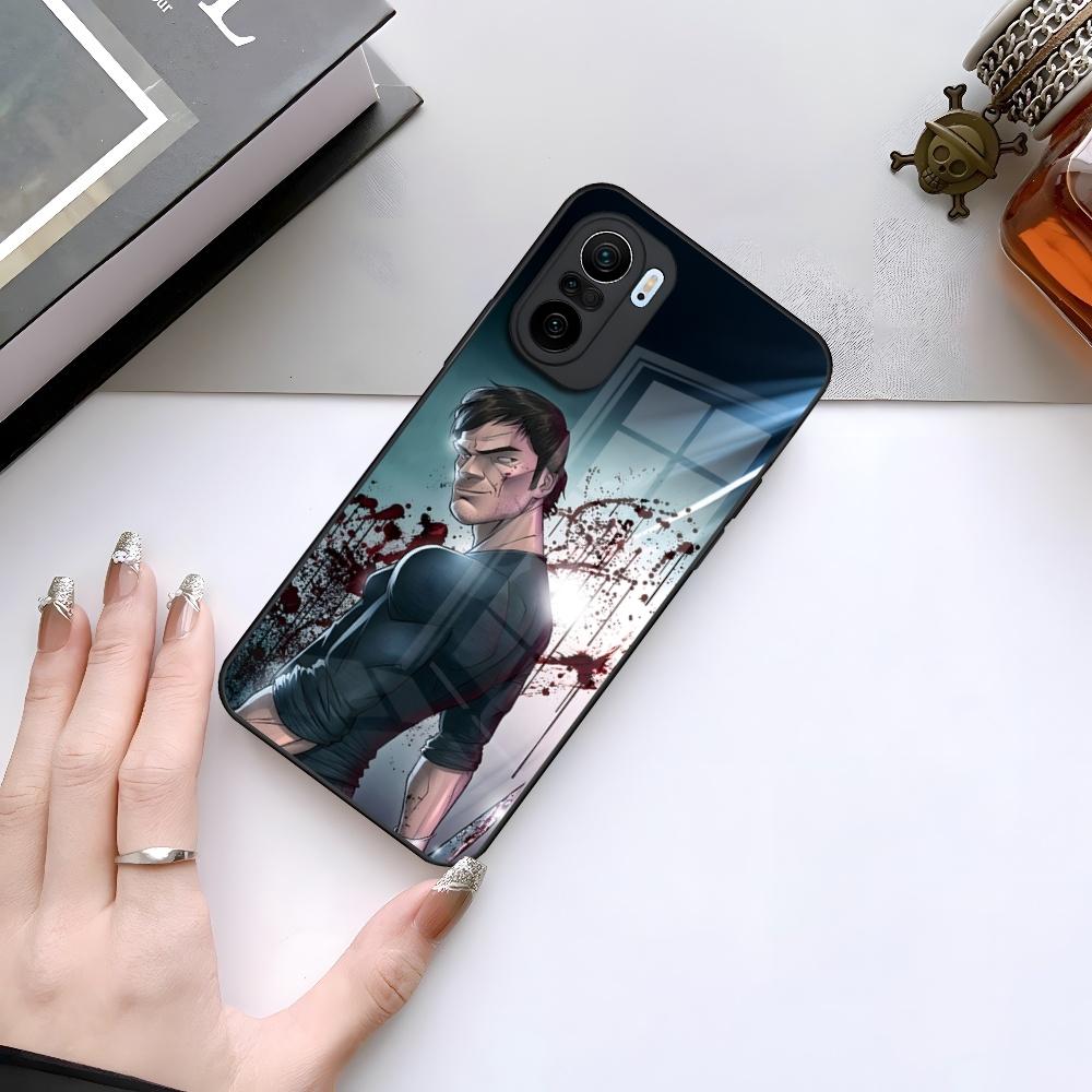 D-Dexter Morgan Phone Case for Xiaomi 15 14 13 12 Mi 11 Pro ultra Lite glass Cover