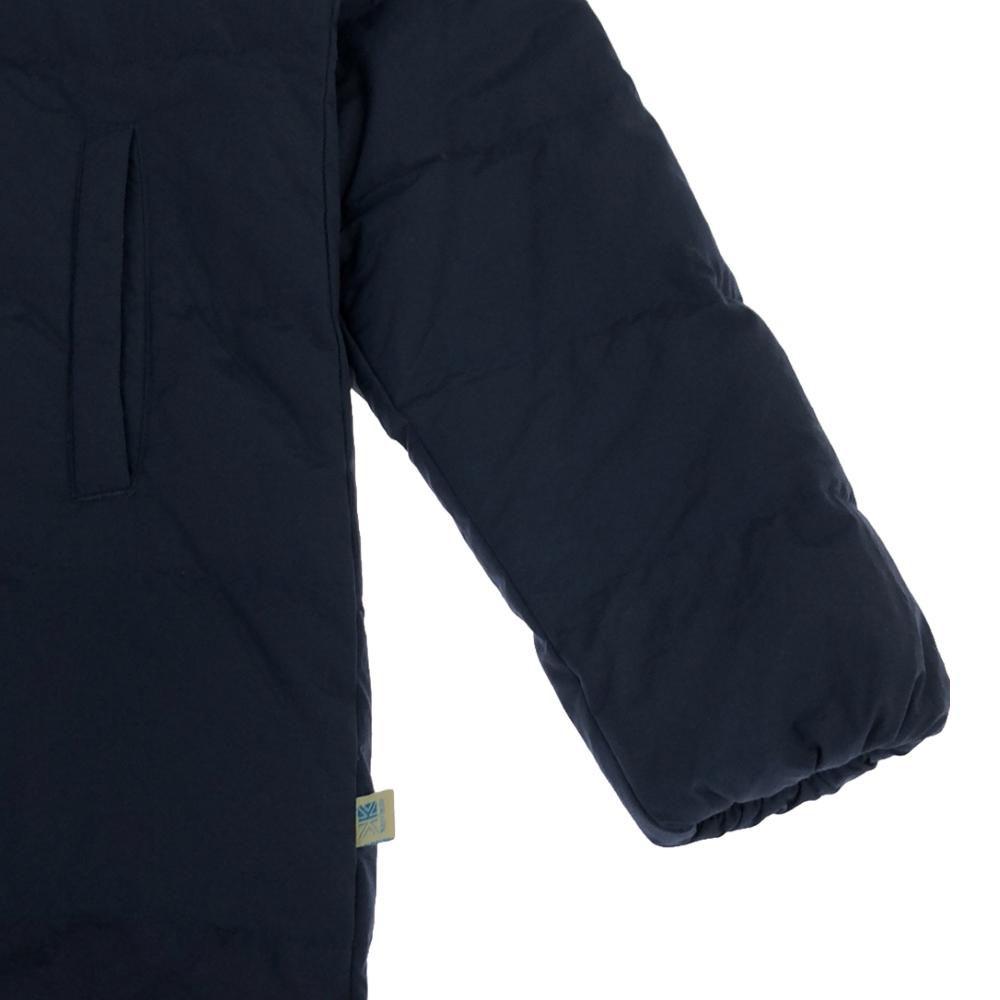 Karrimor Jachetă de puf cu glugă Wappen S Bleumarin Căptușită, nasturi cu capse, fermoar dublu Femei Folosit