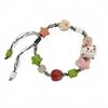 Lucky Cat Ceramic Cat Bracelet Handmade Cat Bead Bracelet Personality Maneki Neko Bracelet  Gift