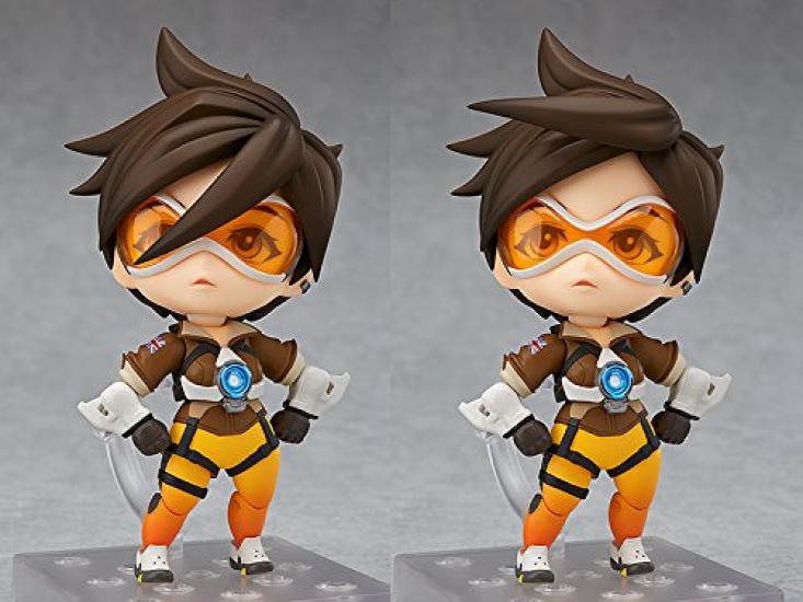 Nendoroid Overwatch Tracer Classic Skin Edition Painted Movable Figure Non-scale ABS&PVC