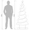 Metal Christmas Tree with Stand KUOPIO 180 cm Steel Gold
