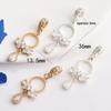 Ciondolo Charm in Oro 14K Placcato Zircone Luna Farfalla Foglia d'Acero Goccia per Bracciale Collana Gioielli Fai-da-Te