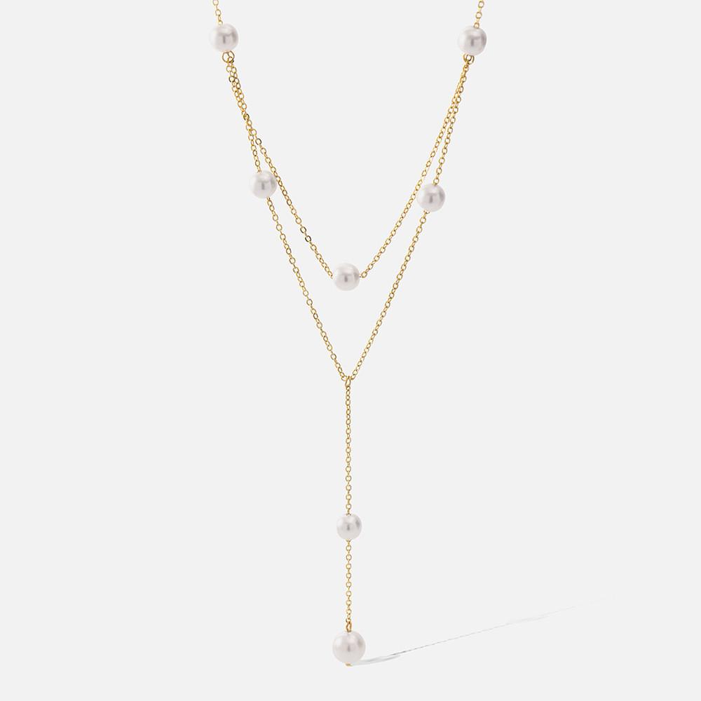 Fashionable Minimalist Star Tassel Pendant Necklace For Women With Alluring Pearl Accents