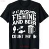 Fishing And Beer Funny Fisherunisex Dad Fathers Day Unisex T Shirt Vintage Breathable Versatile Streetwear Comfortable Unisex