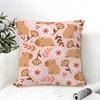 Children'S Cartoon Animal Painting Pillow Case Linen Pillow Case Sofa Home Decor Cushion Cover Cushion Cove