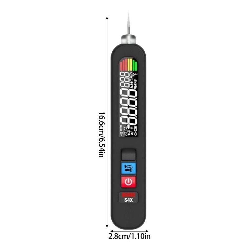 Electrical Tester Pen With Contact Contactless Voltages Detection And LED Flashlights For Professional Electricians