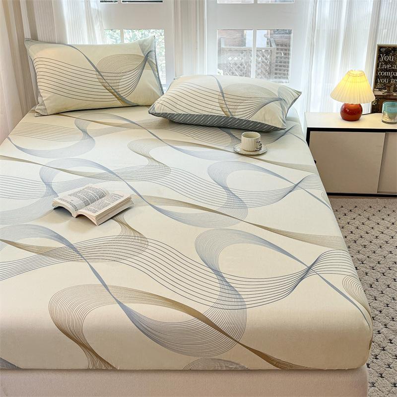 02025 New Cotton Mattress Thickened Ecological Abraded Bedspread, Pure Cotton Bed Cover Simmons Mattress Protective Cover