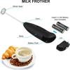 Mini Milk Frother Handheld Foam Maker for Lattes Whisk Coffee Cappuccino Matcha Hot Chocolate Egg Beater Drink Mixer