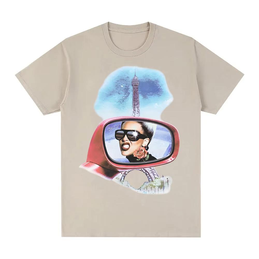 2026 VIE IN PARIS Tshirt Doja Cats New Summer Roundneck Highquality Fashionable Tshirt Trend Singer Camiseta Cat