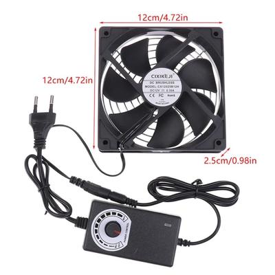 Verstellbarer Geschwindigkeits-Abluftkühlventilator für Maschinenchassis Workstation Schrank Radiator Server