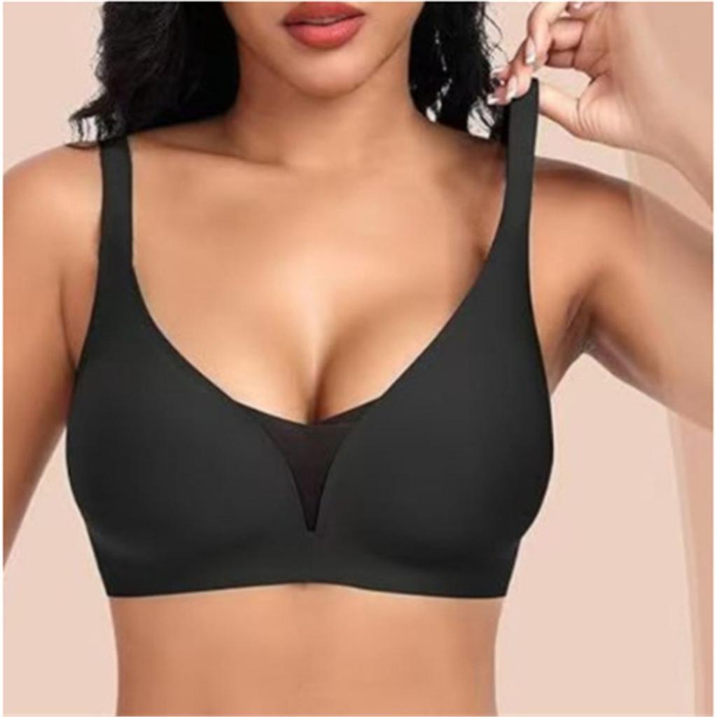 Women'S Seamless Wide Strap Bra, Top Style Without Underwire or Padding, Comfortable and Breathable, Suitable for Everyday Wear In For All Seasons