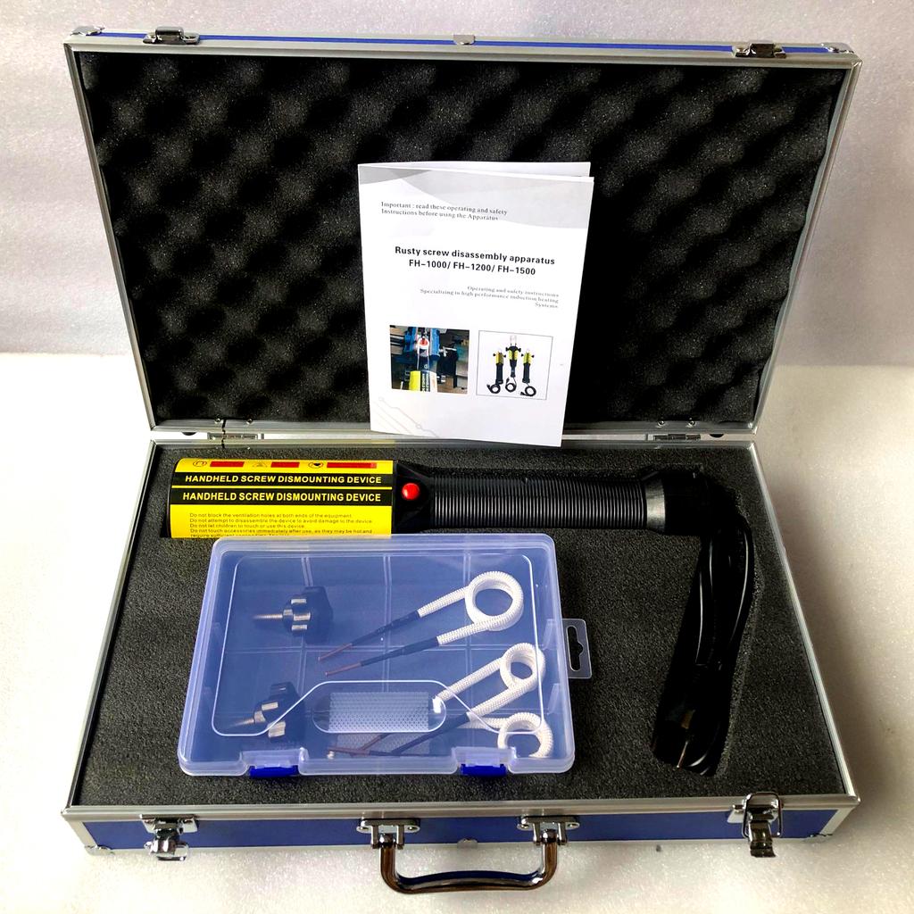 Zestaw 1200W przenośnego magnetycznego podgrzewacza indukcyjnego do samochodowego bezpłomieniowego magnetycznego podgrzewania indukcyjnego