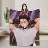 San Ateezs Kpop Blankets Fleece Textile Decor  Portable Ultra-Soft Throw Blanket for Home Couch Bedspreads