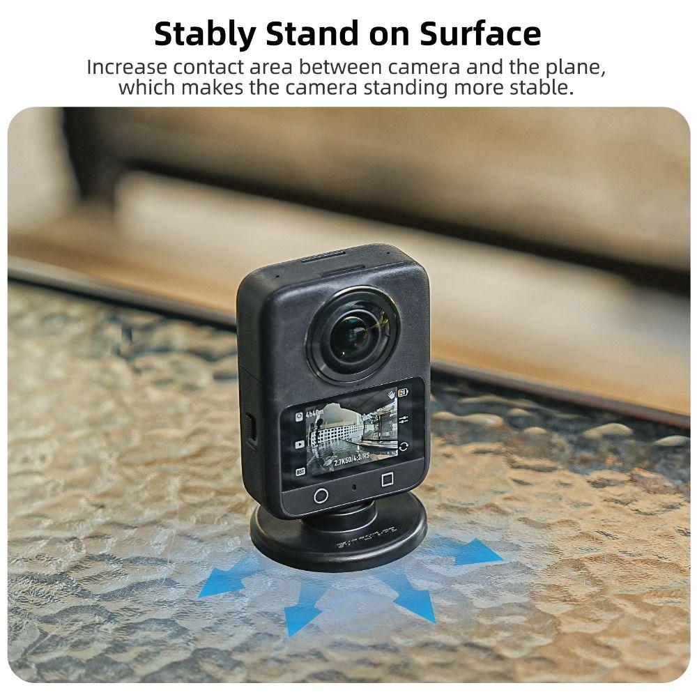 Adjustable Magnetic Mount Base Rotatable Quick Release Mount Adapter Durable Lightweight for DJI Osmo 360/Action 5Pro/4/3/2
