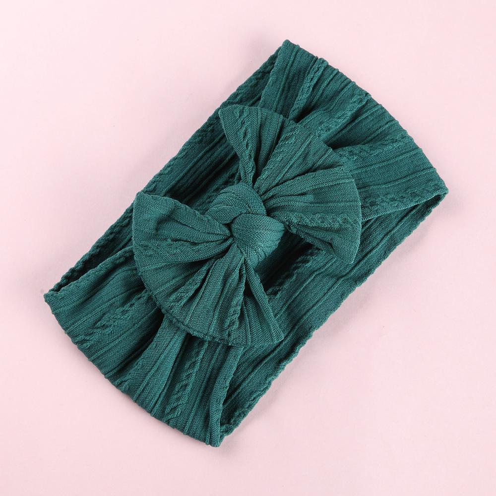 1 Pezzo Fascia per Testa Neonato per Bambine Lavorata a Maglia Elastica Turbante per Bambini Fiocchi per Bambini Morbido Nylon Cappelli per Bambini Accessori per Capelli 32 Colori