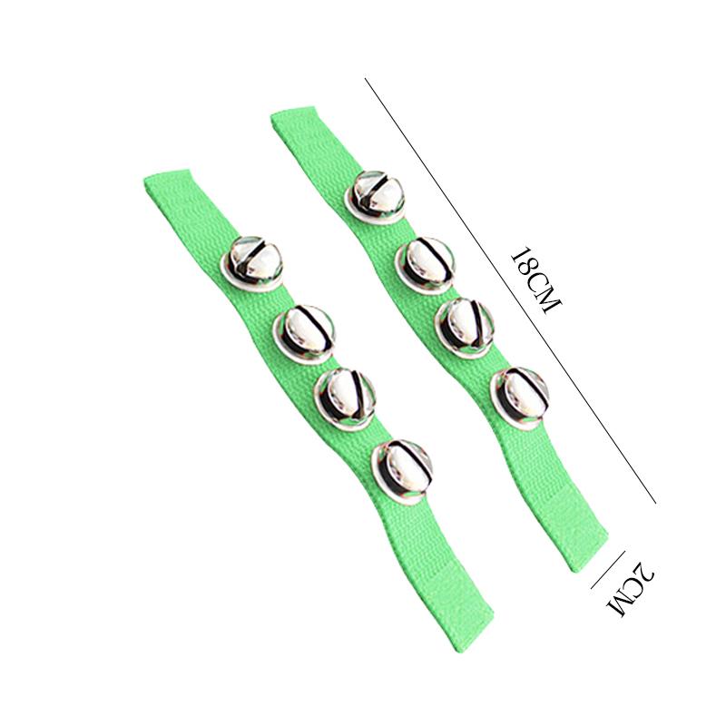 1 Pereche Clopoței de Încheietură Copii Clopoței Agită Zornăitori Jucărie Percuție Jucării Educaționale Purtabile Nu se Deformează Ușor Clopoțel Orff