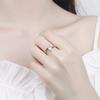 Copper Zircon Adjustable Engagement Rings For Women Wedding Elegant Jewelry Ladies Accessories Gifts R058