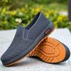 Stoffen schoenen heren enkellaarsjes lente zomer herfst ademend antislip papa rijlaarzen casual schoenen