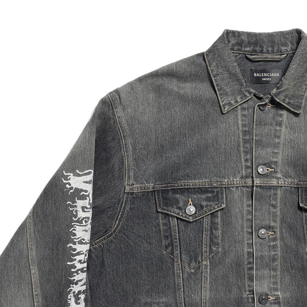 Balenciaga SS24 Jackets & Coats Loose Fit Unisex Washed Gray 773804TBP473721