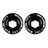 2 Pack Crank Arm Screws Durable Aluminum Alloy Threads Crankset Bracket for