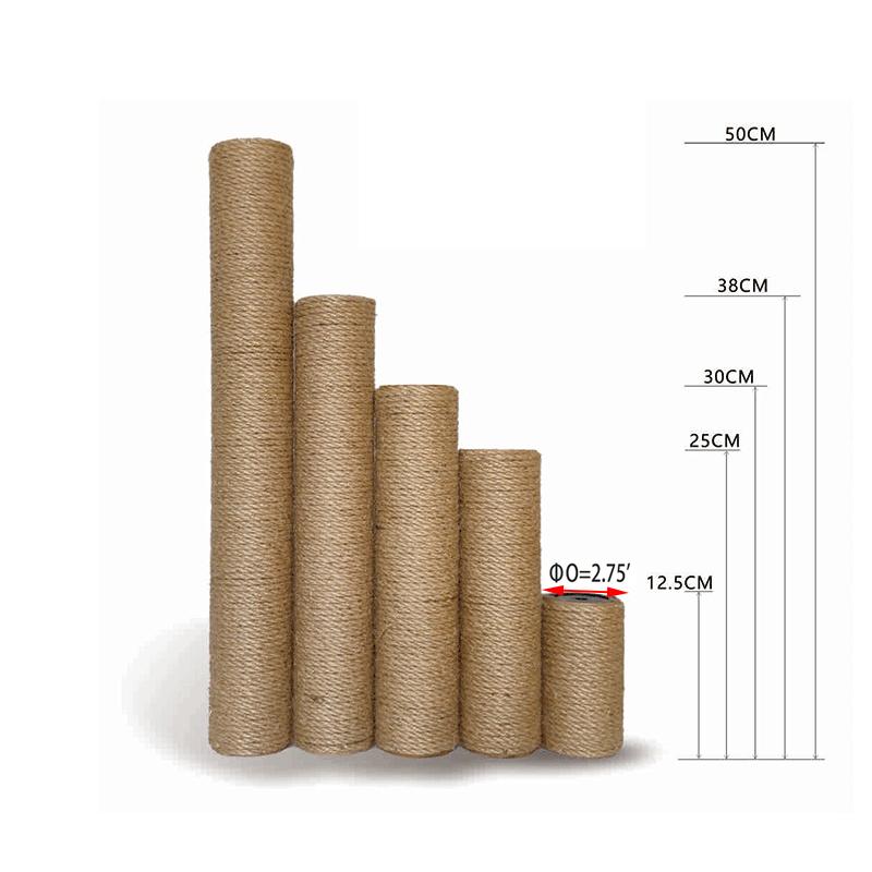 Katzenkratzbaum, Katzenbaum, Sisal, Klettergerüst, DIY-Ersatzpfosten, Zubehör, Kätzchenspielzeug, Haustiermöbel, Kätzchen-Kratzstange