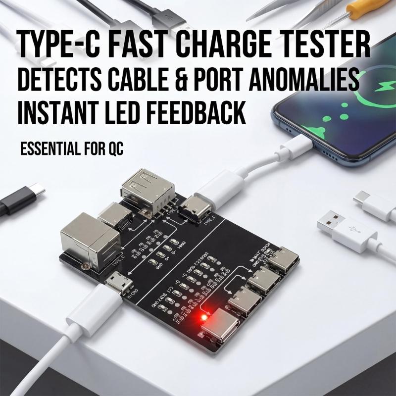 Fortschrittliches USB-Diagnosemodul Intelligenter Chip zur Überwachung der Datenübertragungsstabilität bei Telefon-, Tablet- und Computerkabeln