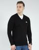 Monte Carlo Men's Wool Full Sleeves V Neck Sweater