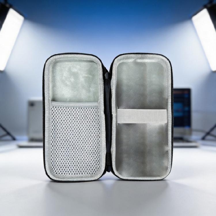 Travel EVA Shell Case For 25SE Powerbank Bag With Additional Mesh Pocket To Keep Accessories Tidy And Protect Pocket