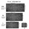 Dark Gray Distressed Texture Large Gaming Mouse Pad Waterproof Nonslip Desk Mat