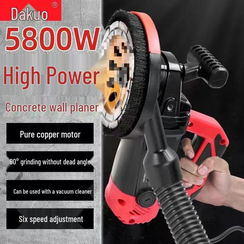 Electric Cement Floor Grinder with Grinding Discs – Wall Scraper & Putty Planer