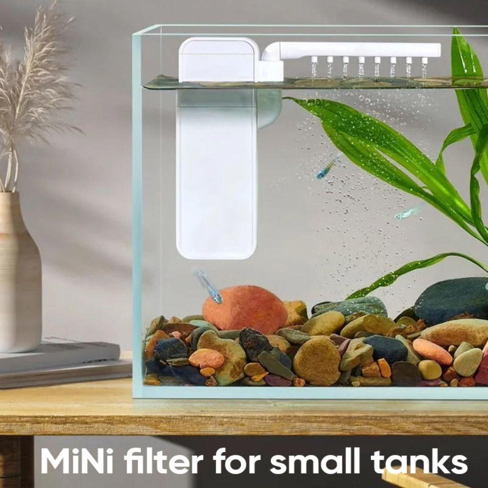 Mini Fish Tank Filter Three in One Water Purification Circulation Oxygen Filtration Water Pump