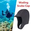 Men Neoprene Diving Hood Swimming Cap Quick Dry Snorkeling Hat Sun Protection Ear Protector Snorkel Equipment for Water Aerobic