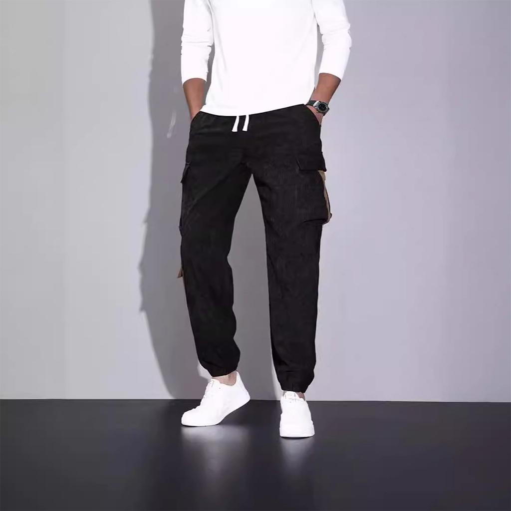 Casual Sports Pants Men's Loose Long Panel Fitness Running Training Pants