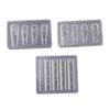 Mucegai pentru sculptură pentru unghii cu flori din silicon, cu plăci de ștanțare 3D, șabloane pentru unghii, unelte de manichiură cu gel UV, pentru pasionații de artă a unghiilor