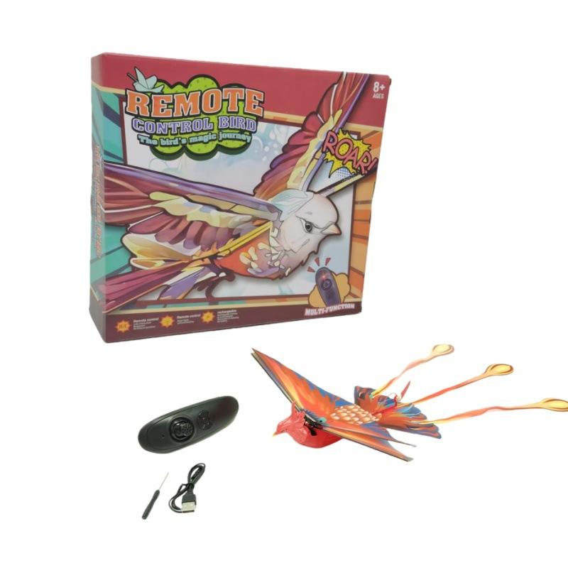 New Remote Control Electric Bird Toy Simulation Flapping-wing Bird Rechargeable Children's Relaxation Toys.