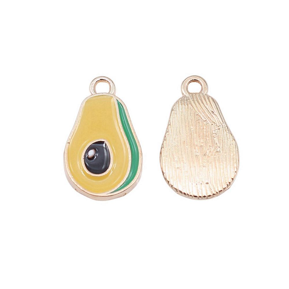 Enamel Charms Fruit Pendants For Food Themed Boy Girl Jewelry Making