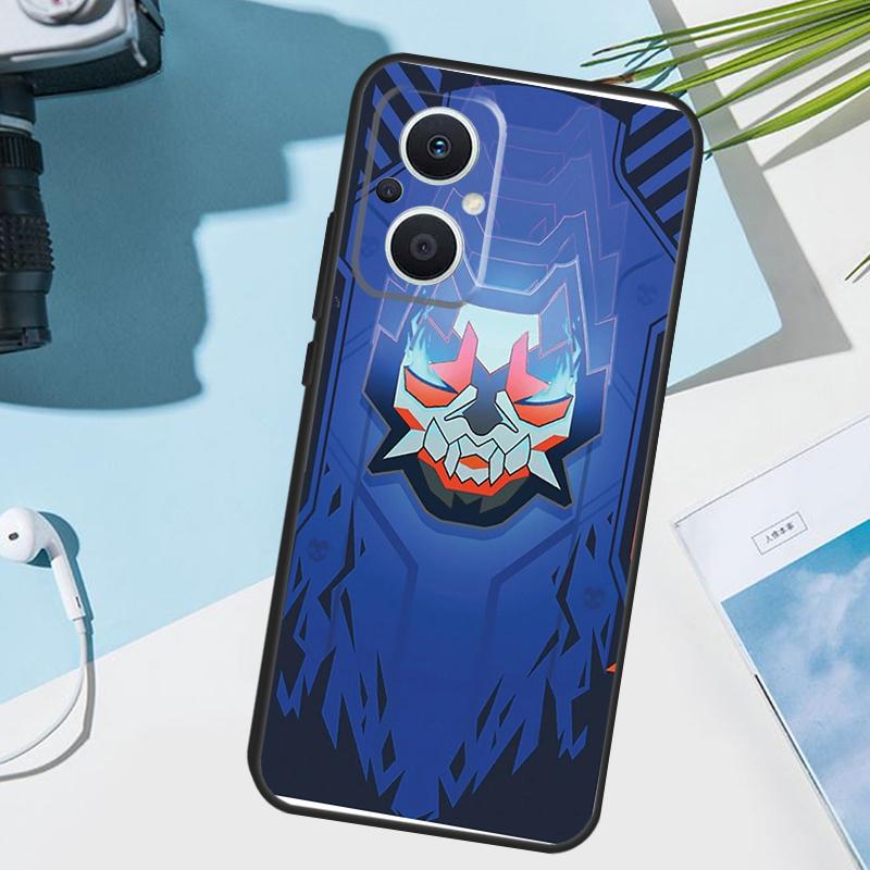 Cartoon Valorant Case For OPPO Reno 13 13F 12 11 F 8T 7 8 10 Pro OPPO Find X8 X6 Pro X3 X5 Lite Cover Funda