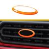 Front & Rear Logo Emblem Badge Trim Ring For Ford F150 2021+ Orange Accessories