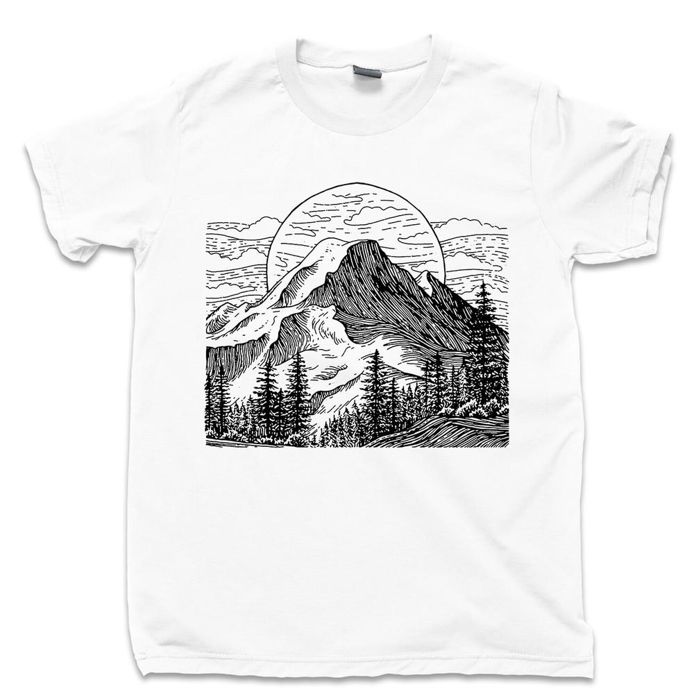 

Nature T Shirt Yosemite Zion Glacier Grand Canyon Yellowstone National Park Tee S