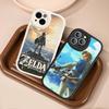 Hot Game The Legend Of Zeldas Leather Phone Case For IPhone 16 14 15 Pro Plus 13 12 11 Pro Max Silicone Cover