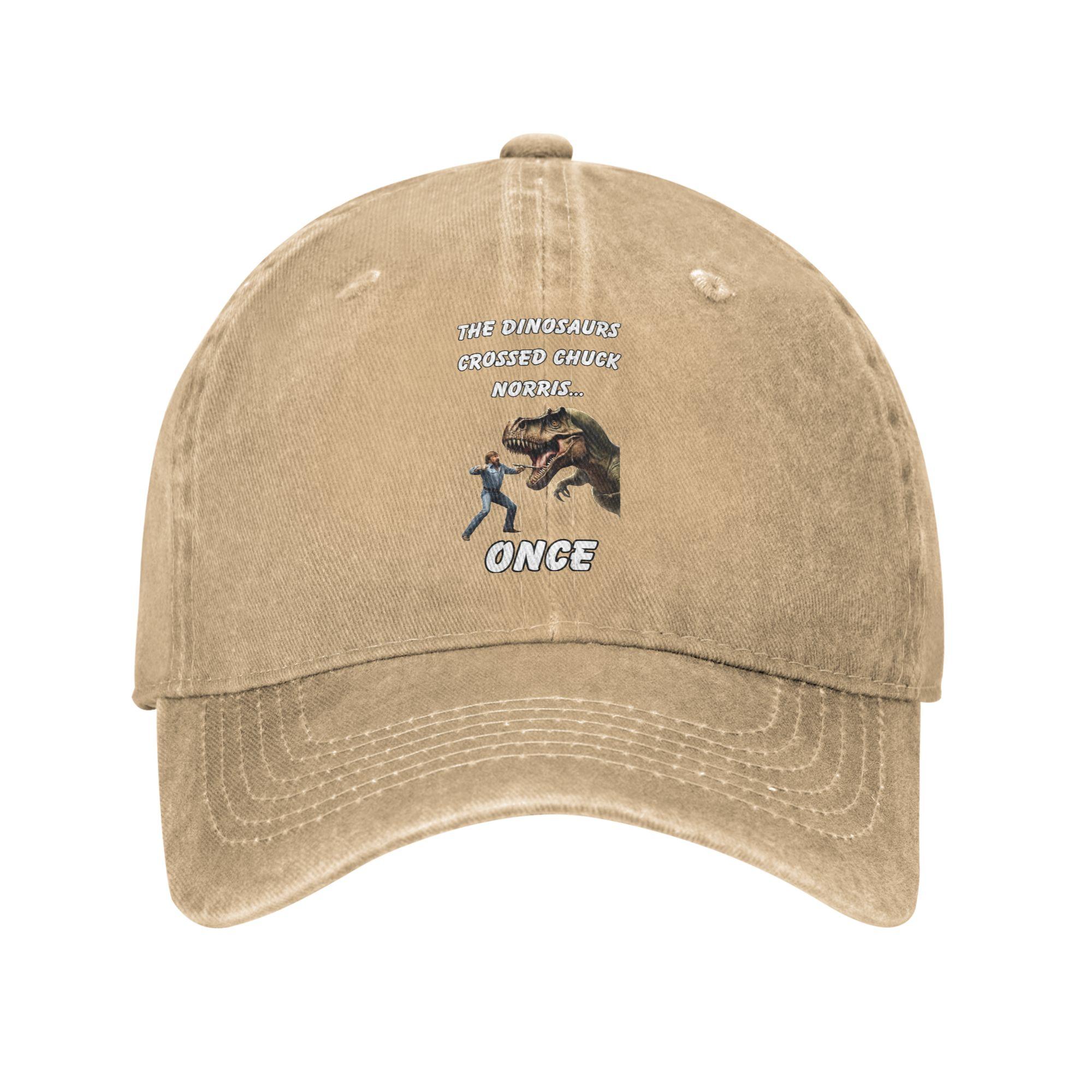 

Funny Chuck Norris Joke Baseball Cap Classic Distressed Denim Sun Cap Unisex Style Outdoor Running Golf Adjustable Fit Hats Cap One Size хаки