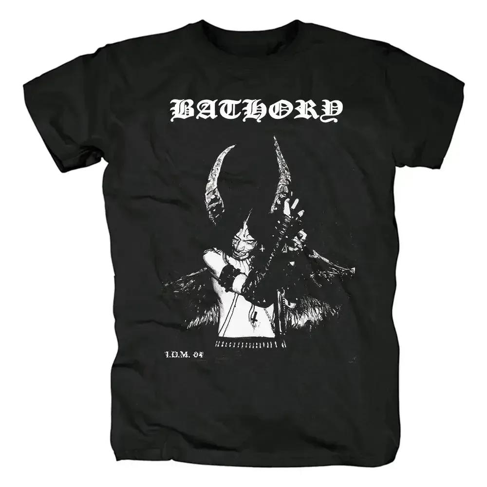 Bathory Black Metal Venom T Shirt Men Women Casual Fashion Hip Hop Streetwear Short Sleeve T Shirt Cotton Summer Tops Clothing